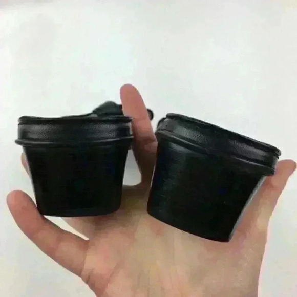 Nurture Heels Sz 8.5 Leather Slides Made In Brazil - Picture 6 of 8